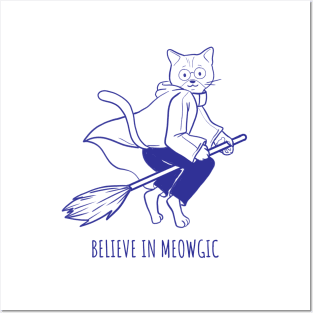 Believe in Meowgic Posters and Art